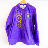 Omega Greek Lettered Crossing Line Jacket - Omega Psi Phi