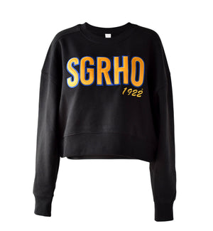 SG Rho Cropped Crewneck Sweatshirt - Sigma Gamma Rho