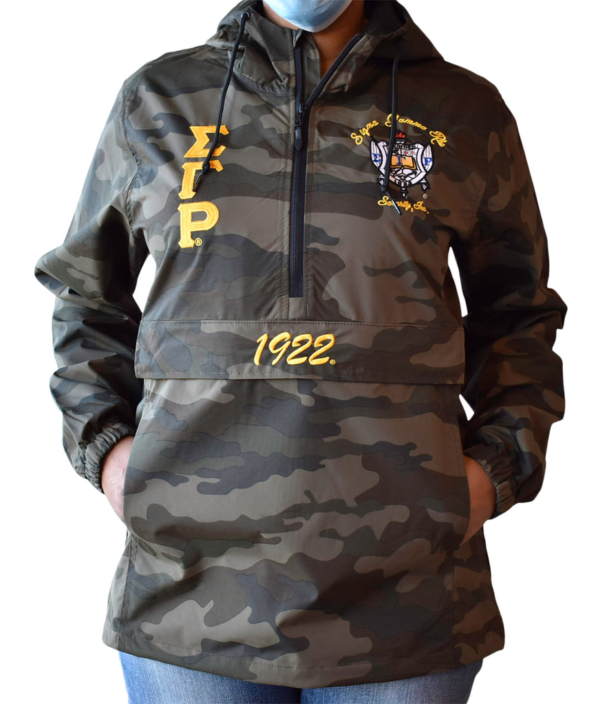 Sigma Gamma Rho Camo Anorak Jacket
