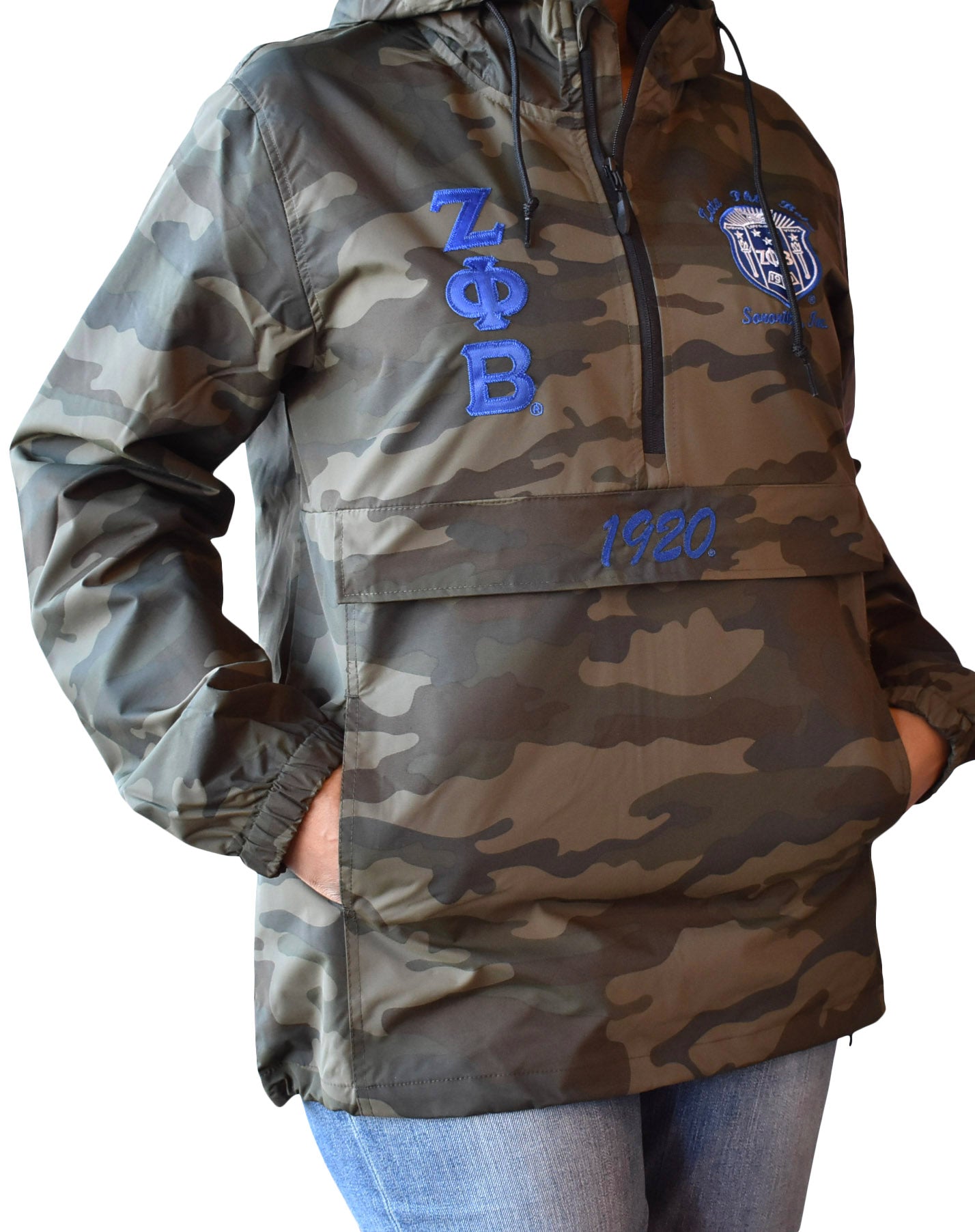 Zeta Phi Beta Camo Anorak Jacket – Perfect Apparel