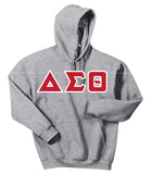 Delta Sigma Theta 3 Greek Letter Hoodie