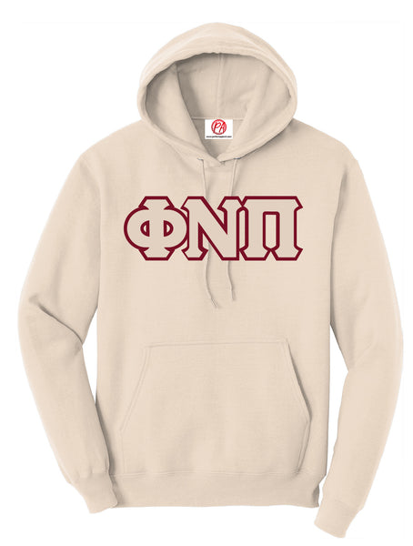 Phi Nu Pi Pull Over Hoodie Embroidered Sweatshirt Kappa Alpha