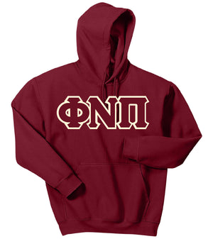 Phi Nu Pi Pull Over Hoodie Embroidered Sweatshirt - Kappa Alpha Psi