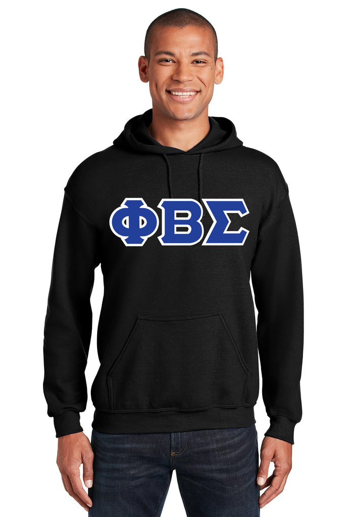 Phi Beta Sigma Greek 3 Letter Hoodie Sweatshirt