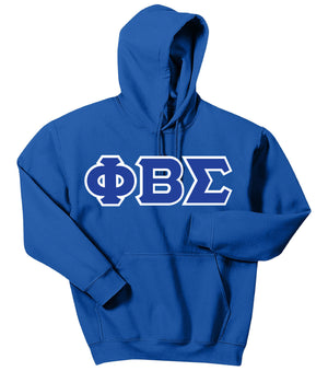 Phi Beta Sigma Greek 3 Letter Hoodie Sweatshirt