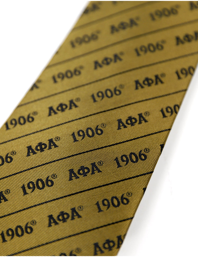 Alpha Phi Alpha Greek Letters / 1906 Tie