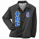 Phi Beta Sigma Greek Lettered Crossing Line Jacket