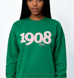 Alpha Kappa Alpha 1908 Crewneck Sweatshirt