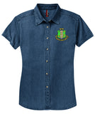 Alpha Kappa Alpha Denim Crest Shirt