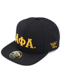 Alpha Phi Alpha 3D Letter Flat Bill Snapback Cap / Hat