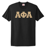 Alpha Phi Alpha Single Layer 3 Letter Greek Embroidered T-Shirt