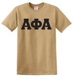 Alpha Phi Alpha Single Layer 3 Letter Greek Embroidered T-Shirt