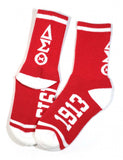 Delta Sigma Theta 1913 Crew Socks