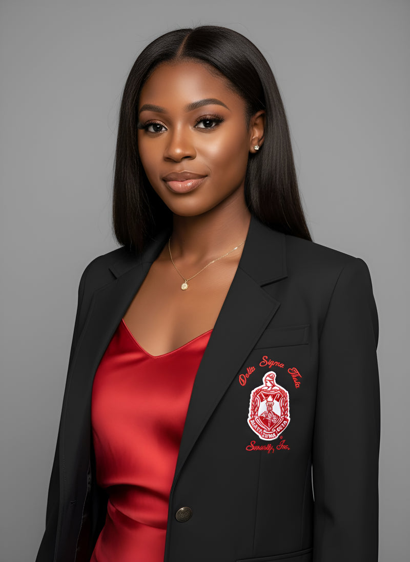 Delta Sigma Theta Traditional Crest Blazer