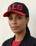 Delta Sigma Theta Greek Letter Adjustable Hat / Cap