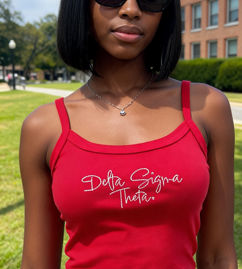 Delta Sigma Theta Crop Tank Top