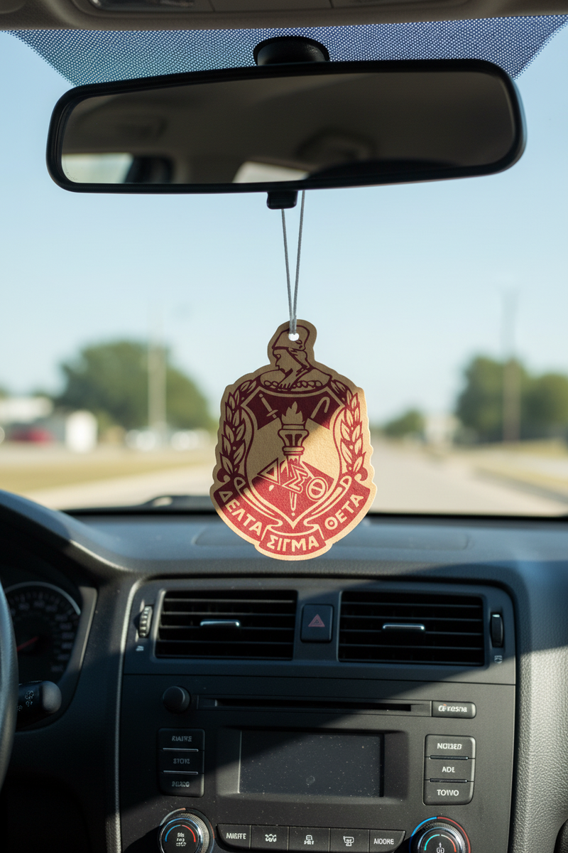Delta Sigma Theta Shield Air Freshener