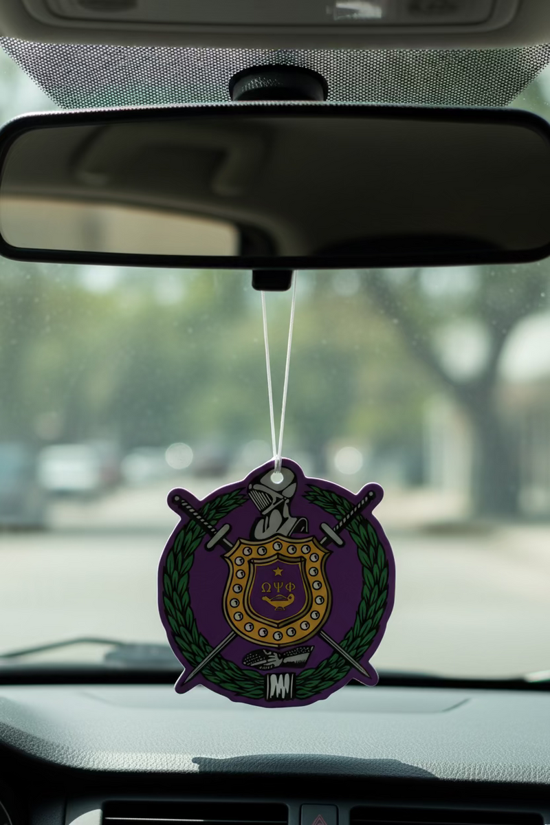 Omega Psi Phi Air Freshener