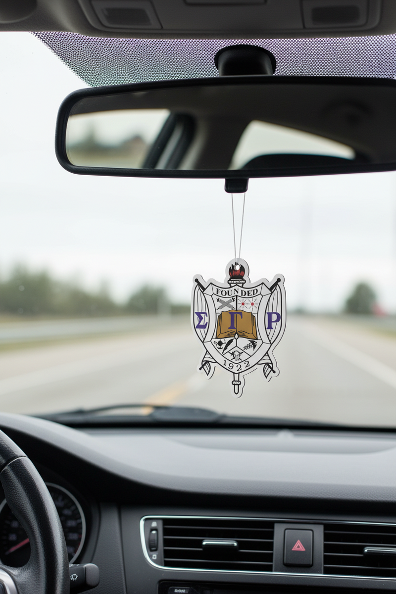 Sigma Gamma Rho Shield Air Freshener