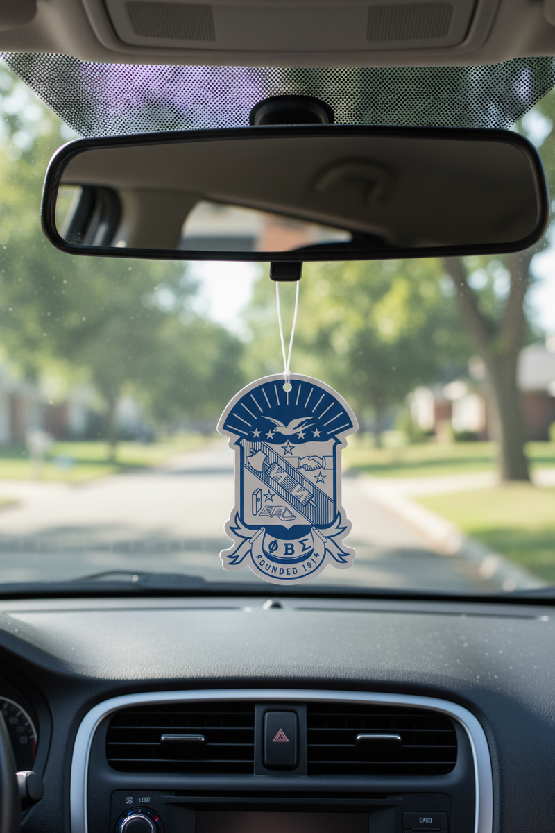 Phi Beta Sigma Shield Air Freshener