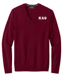 Kappa Alpha Psi Premium Greek Letter V-Neck Sweater