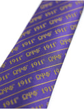 Omega Psi Phi Greek 1911 Tie