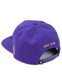 Omega Psi Phi 3D Letter Flat Bill Snapback Cap / Hat