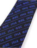 Phi Beta Sigma Greek 1914 Tie