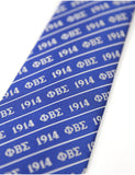 Phi Beta Sigma Greek 1914 Tie