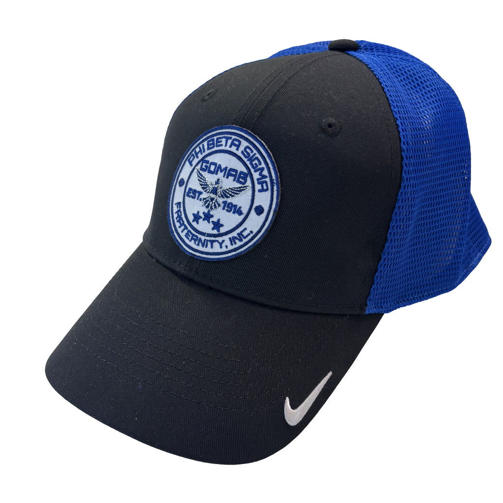 Phi Beta Sigma Mesh Back Nike Circle Logo Hat / Cap