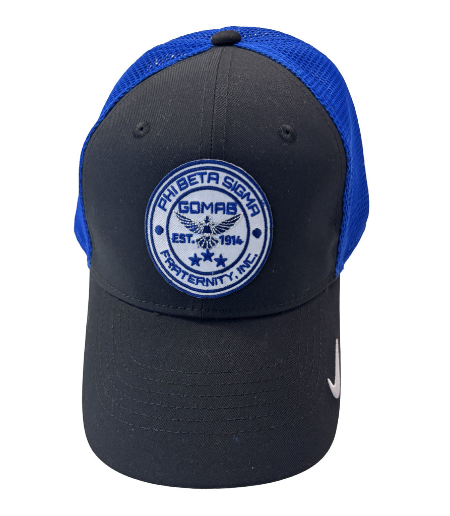 Phi Beta Sigma Mesh Back Nike Circle Logo Hat / Cap