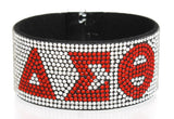 Delta Sigma Theta Rhinestone Magnetic Bracelet