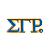 Sigma Gamma Rho Greek Letter lapel pin
