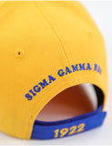 Sigma Gamma Rho Greek 3D Letter Adjustable Cap/Hat