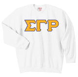 Sigma Gamma Rho 3 Greek Letter Crewneck Sweatshirt