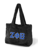 Zeta Phi Beta Fur Tote Bag