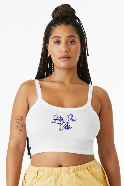 Zeta Phi Beta Crop Tank Top – Perfect Apparel