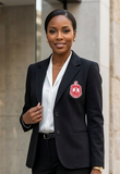 Delta Sigma Theta Casual Crest Blazer