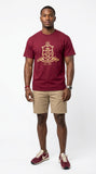 Kappa Alpha Psi Coat of Arms T-Shirt / Crimson & Cream (Last Chance)