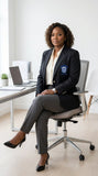 Zeta Phi Beta Traditional Crest Blazer