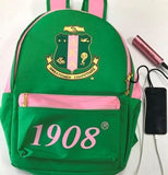 Alpha Kappa Alpha USB Port Backpack