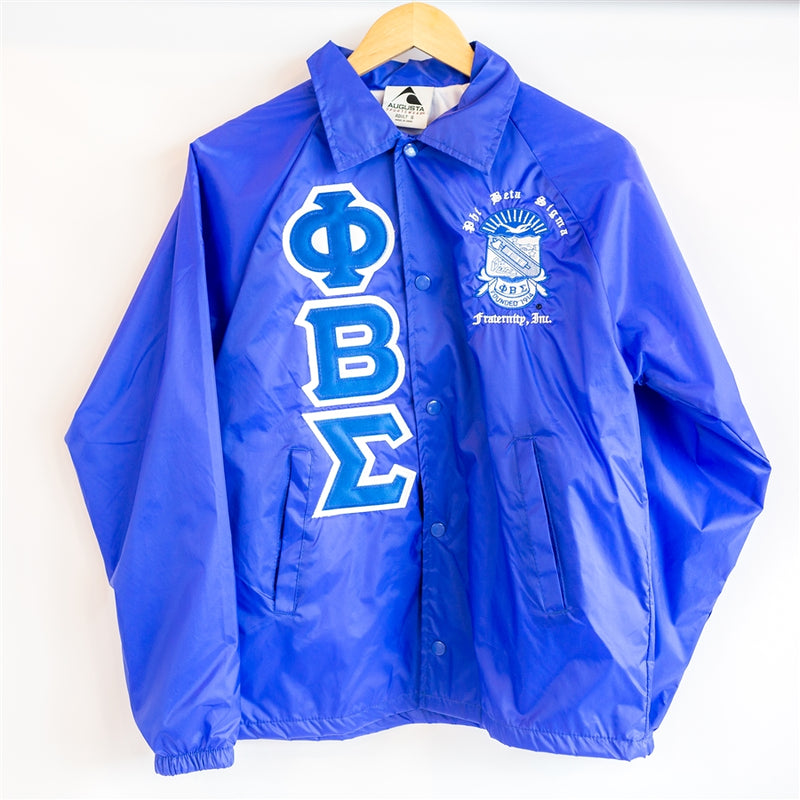 Phi Beta Sigma Greek Lettered Crossing Line Jacket