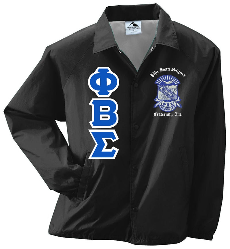 Phi Beta Sigma Greek Lettered Crossing Line Jacket