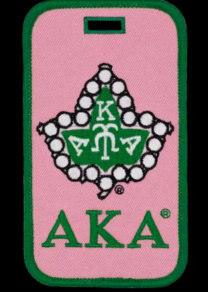 AKA Ivy leaf Luggage Tag - Alpha Kappa Alpha