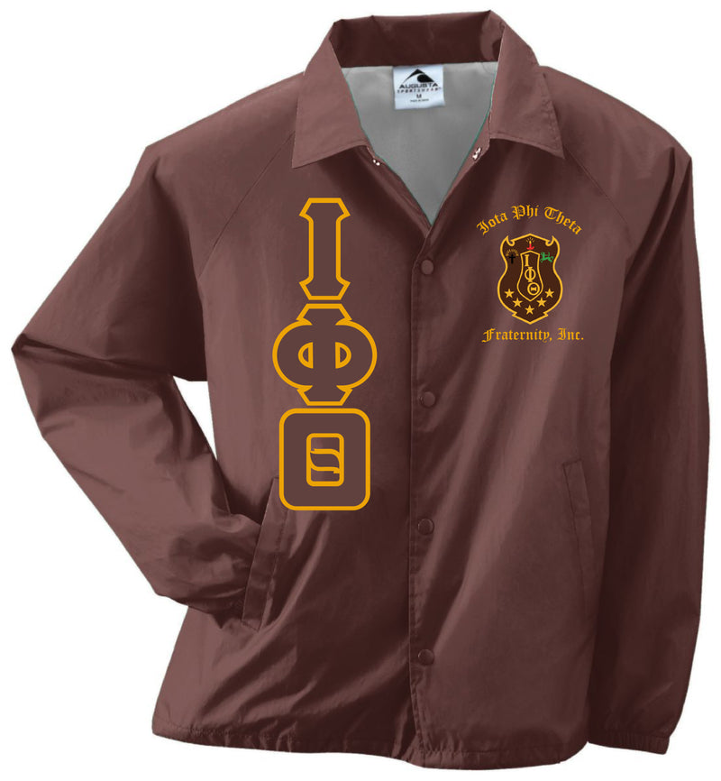 Iota Greek Lettered Crossing Line Jacket
