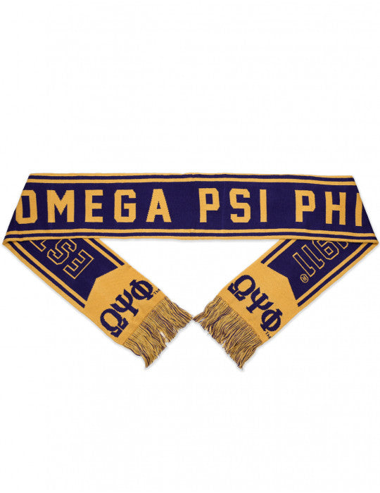 Omega Psi Phi 1911 Knit Scarf