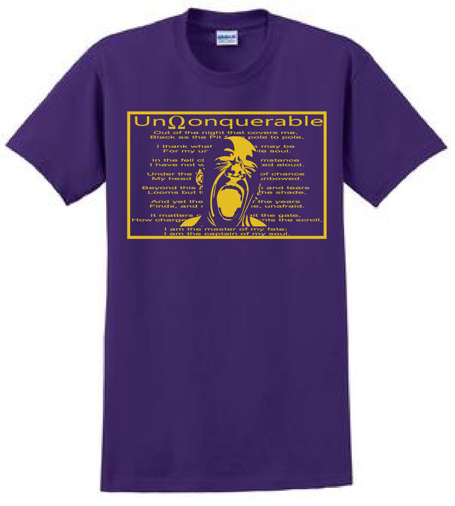 omega psi phi gear Omega Psi Phi Invictus Greek T-Shirt 4XL / Purple