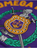 Omega Psi Phi Chenille Shield Hoodie