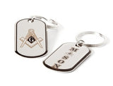 Mason Dog Tag Key chain - Masonic