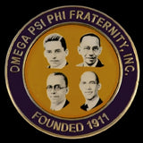 Omega Psi Phi Founders Lapel Pin